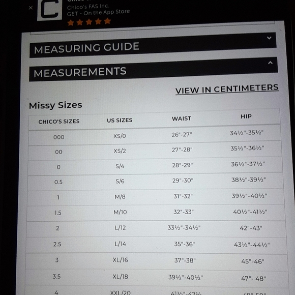 Chicos Multi Colored Top Size 2 - Picture 7 of 7